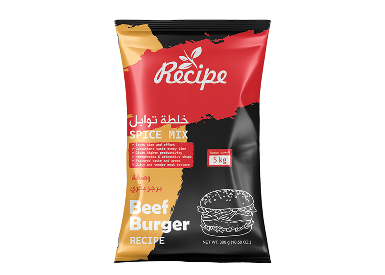 Spice Mix - Beef Burger Without Colorant Recipe 300 GM