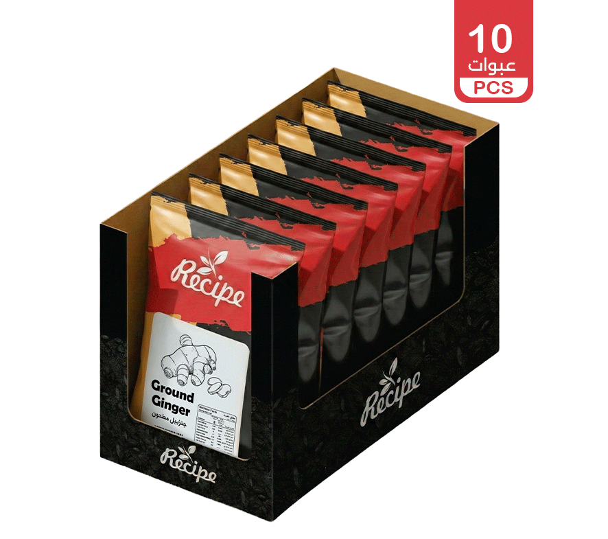 جنزبيل مطحون 4 كجم ( 20 عبوة * 200 جم )