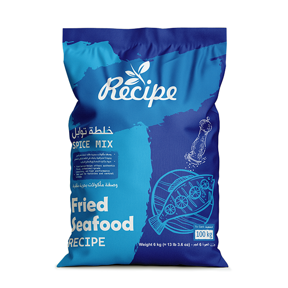 خلطة توابل - وصفة مأكولات بحرية مقلية عبوة 6 كجم