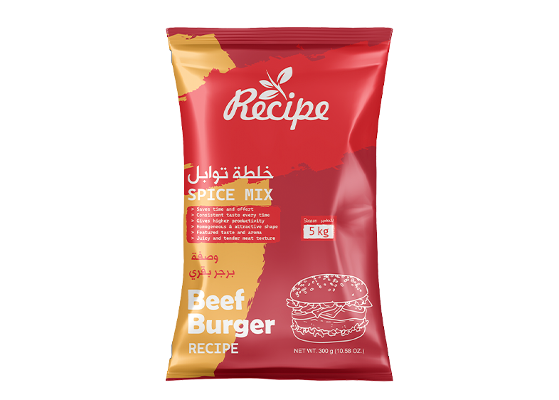Spice Mix - Beef Burger Normal Colorant Recipe 300 gm