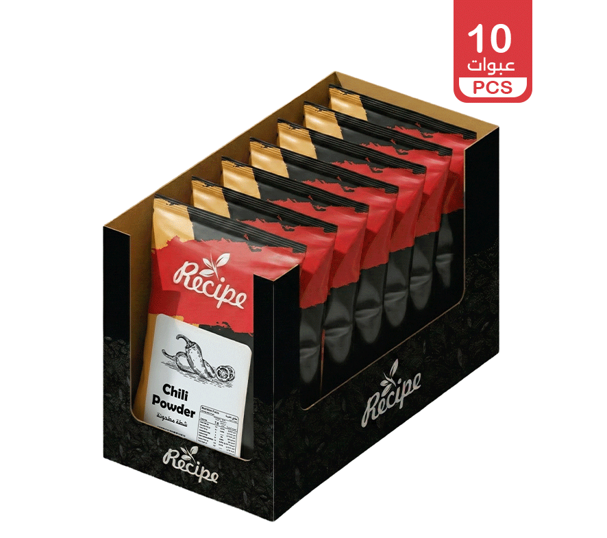 شطة مطحونة 2 كجم ( 20 عبوة*200 جم)