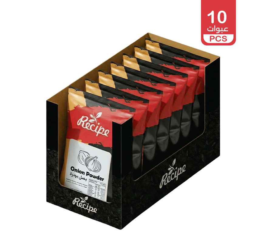 بصل بودرة 4 كجم ( 20 عبوة*200 جم)